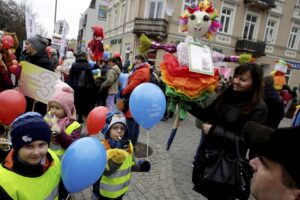 21.03.2016 Kielce. Happening " Obudź w sobie wiosnę". / Jarosław Kubalski / Radio Kielce