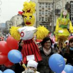 21.03.2016 Kielce. Happening " Obudź w sobie wiosnę". / Jarosław Kubalski / Radio Kielce