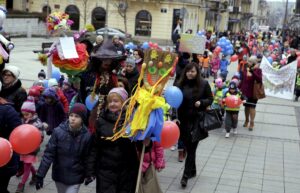 21.03.2016 Kielce. Happening " Obudź w sobie wiosnę". / Jarosław Kubalski / Radio Kielce