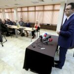 23.03.2016 Kielce. Prezes ARIMR Daniel Obajtek podczas konferencji prasowej. / Jarosław Kubalski / Radio Kielce