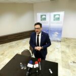 23.03.2016 Kielce. Prezes ARIMR Daniel Obajtek podczas konferencji prasowej. / Jarosław Kubalski / Radio Kielce