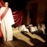 25.03.2016 Kielce. Osadzeni z Aresztu Śledczego w Kielcach wystawili  Misterium Męki Pańskiej. / Jarosław Kubalski / Radio Kielce