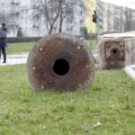 29.03.2016 Kielce. Porzucona stara sygnalizacja na skrzyżowaniu ulic Grunwaldzka i Jagiellońska. / Jarosław Kubalski / Radio Kielce