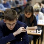 08.03.2016 Kielce. II LO Im. Jana Śniadeckiego W Kielcach. Próbna matura z języka polskiego. / Jarosław Kubalski / Radio Kielce