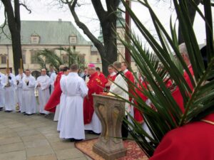 20.01.2016 Kielce. Niedziela Palmowa w Katedrze. / Robert Felczak / Radio Kielce