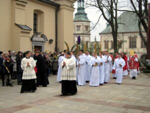 20.01.2016 Kielce. Niedziela Palmowa w Katedrze. / Robert Felczak / Radio Kielce