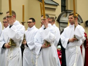 20.01.2016 Kielce. Niedziela Palmowa w Katedrze. / Robert Felczak / Radio Kielce