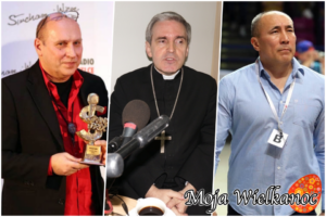 27.03.2016 Moja Wielkanoc. Włodek Pawlik, bp Krzysztof Nitkiewicz, Tałant Dujszebajev / Radio Kielce