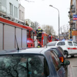 01.03.2016 Kielce. Pożar mieszkania w kamienicy przy Słowackiego / Stanisław Blinstrub / Radio Kielce