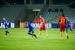 18.03.2016 Kielce. Korona Kielce - Piast Gliwice. Rafał Grzelak. / Stanisław Blinstrub / Radio Kielce