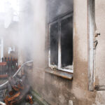 01.03.2016 Kielce. Pożar mieszkania w kamienicy przy Słowackiego / Radio Kielce