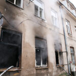 01.03.2016 Kielce. Pożar mieszkania w kamienicy przy Słowackiego / Radio Kielce