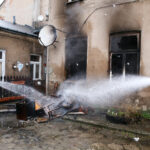 01.03.2016 Kielce. Pożar mieszkania w kamienicy przy Słowackiego / Radio Kielce