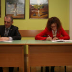 21.03.2016 Nowi Partnerzy Karty Dużej Rodziny. Marek Paprocki i Agata Wojtyszek / Stanisław Blinstrub / Radio Kielce