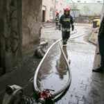 01.03.2016 Kielce. Pożar mieszkania w kamienicy przy Słowackiego / Radio Kielce