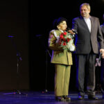 2.3.2016 Kielce.  Trzecie spotkanie edukacyjne "Pamięć bohaterom", połączone z wręczeniem nagród  zwycięzcom konkursu "Żołnierze wyklęci, pamięci zapomnianym bohaterom naszego regionu". Jadwiga Życińska ps. "Zośka" / Wojciech Habdas / Radio Kielce