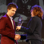 2.3.2016 Kielce.  Trzecie spotkanie edukacyjne "Pamięć bohaterom", połączone z wręczeniem nagród  zwycięzcom konkursu "Żołnierze wyklęci, pamięci zapomnianym bohaterom naszego regionu". / Wojciech Habdas / Radio Kielce