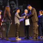 2.3.2016 Kielce.  Trzecie spotkanie edukacyjne "Pamięć bohaterom", połączone z wręczeniem nagród  zwycięzcom konkursu "Żołnierze wyklęci, pamięci zapomnianym bohaterom naszego regionu". / Wojciech Habdas / Radio Kielce