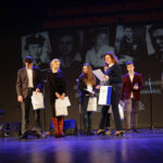 2.3.2016 Kielce.  Trzecie spotkanie edukacyjne "Pamięć bohaterom", połączone z wręczeniem nagród  zwycięzcom konkursu "Żołnierze wyklęci, pamięci zapomnianym bohaterom naszego regionu". / Wojciech Habdas / Radio Kielce