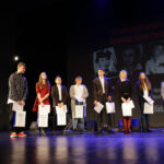 2.3.2016 Kielce.  Trzecie spotkanie edukacyjne "Pamięć bohaterom", połączone z wręczeniem nagród  zwycięzcom konkursu "Żołnierze wyklęci, pamięci zapomnianym bohaterom naszego regionu". / Wojciech Habdas / Radio Kielce