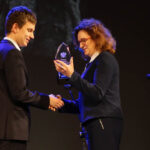 2.3.2016 Kielce.  Trzecie spotkanie edukacyjne "Pamięć bohaterom", połączone z wręczeniem nagród  zwycięzcom konkursu "Żołnierze wyklęci, pamięci zapomnianym bohaterom naszego regionu". / Wojciech Habdas / Radio Kielce