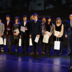 2.3.2016 Kielce.  Trzecie spotkanie edukacyjne "Pamięć bohaterom", połączone z wręczeniem nagród  zwycięzcom konkursu "Żołnierze wyklęci, pamięci zapomnianym bohaterom naszego regionu". / Wojciech Habdas / Radio Kielce