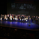 2.3.2016 Kielce.  Trzecie spotkanie edukacyjne "Pamięć bohaterom", połączone z wręczeniem nagród  zwycięzcom konkursu "Żołnierze wyklęci, pamięci zapomnianym bohaterom naszego regionu". / Wojciech Habdas / Radio Kielce