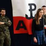 4.3.2016 Kielce. W IV LO odbyła się uroczysta akademia poświęcona rocznicy przemianowania Związku Walki Zbrojnej w Armię Krajową oraz Narodowemu Dniu Pamięci o Żołnierzach Wyklętych. / Wojciech Habdas / Radio Kielce