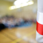 4.3.2016 Kielce. W IV LO odbyła się uroczysta akademia poświęcona rocznicy przemianowania Związku Walki Zbrojnej w Armię Krajową oraz Narodowemu Dniu Pamięci o Żołnierzach Wyklętych. / Wojciech Habdas / Radio Kielce