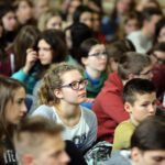 4.3.2016 Kielce. W IV LO odbyła się uroczysta akademia poświęcona rocznicy przemianowania Związku Walki Zbrojnej w Armię Krajową oraz Narodowemu Dniu Pamięci o Żołnierzach Wyklętych. / Wojciech Habdas / Radio Kielce