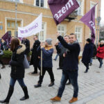 5.3.2016 Kielce. Manifa / Wojciech Habdas / Radio Kielce