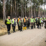 6.3.2016 Bilcza. Pędzenia próbne i liczenie bezpośrednie w leśnictwie w Bilczy. / Wojciech Habdas / Radio Kielce