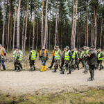 6.3.2016 Bilcza. Pędzenia próbne i liczenie bezpośrednie w leśnictwie w Bilczy. / Wojciech Habdas / Radio Kielce