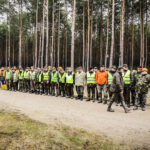 6.3.2016 Bilcza. Pędzenia próbne i liczenie bezpośrednie w leśnictwie w Bilczy. / Wojciech Habdas / Radio Kielce
