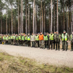6.3.2016 Bilcza. Pędzenia próbne i liczenie bezpośrednie w leśnictwie w Bilczy. / Wojciech Habdas / Radio Kielce