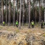 6.3.2016 Bilcza. Pędzenia próbne i liczenie bezpośrednie w leśnictwie w Bilczy. / Wojciech Habdas / Radio Kielce