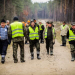 6.3.2016 Bilcza. Pędzenia próbne i liczenie bezpośrednie w leśnictwie w Bilczy. / Wojciech Habdas / Radio Kielce