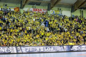 06.03.2016. Ostatnia kolejka fazy grupowej LM: Vive Tauron - Pick Szeged. Kielczanie zwyciężyli z wynikiem 27:26 (12:16). / Wojciech Habdas / Radio Kielce