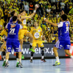 06.03.2016. Ostatnia kolejka fazy grupowej LM: Vive Tauron - Pick Szeged. Kielczanie zwyciężyli z wynikiem 27:26 (12:16). / Wojciech Habdas / Radio Kielce