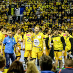 06.03.2016. Ostatnia kolejka fazy grupowej LM: Vive Tauron - Pick Szeged. Kielczanie zwyciężyli z wynikiem 27:26 (12:16). / Wojciech Habdas / Radio Kielce