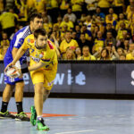 06.03.2016. Ostatnia kolejka fazy grupowej LM: Vive Tauron - Pick Szeged. Kielczanie zwyciężyli z wynikiem 27:26 (12:16). / Wojciech Habdas / Radio Kielce