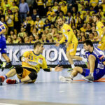 06.03.2016. Ostatnia kolejka fazy grupowej LM: Vive Tauron - Pick Szeged. Kielczanie zwyciężyli z wynikiem 27:26 (12:16). / Wojciech Habdas / Radio Kielce