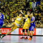 06.03.2016. Ostatnia kolejka fazy grupowej LM: Vive Tauron - Pick Szeged. Kielczanie zwyciężyli z wynikiem 27:26 (12:16). / Wojciech Habdas / Radio Kielce