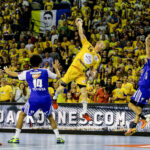 06.03.2016. Ostatnia kolejka fazy grupowej LM: Vive Tauron - Pick Szeged. Kielczanie zwyciężyli z wynikiem 27:26 (12:16). / Wojciech Habdas / Radio Kielce