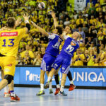 06.03.2016. Ostatnia kolejka fazy grupowej LM: Vive Tauron - Pick Szeged. Kielczanie zwyciężyli z wynikiem 27:26 (12:16). / Wojciech Habdas / Radio Kielce