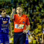 06.03.2016. Ostatnia kolejka fazy grupowej LM: Vive Tauron - Pick Szeged. Kielczanie zwyciężyli z wynikiem 27:26 (12:16). / Wojciech Habdas / Radio Kielce