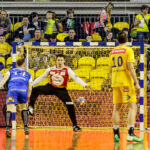 8.3.2016 Kielce. Mecz Vive Tauron Kielce - MMKS Kwidzyn / Wojciech Habdas / Radio Kielce