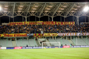 08.03.2016. Mecz 25. kolejki Ekstraklasy: Korona Kielce - Wisła Kraków / Wojciech Habdas / Radio Kielce