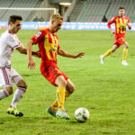 08.03.2016. Mecz 25. kolejki Ekstraklasy: Korona Kielce - Wisła Kraków. Bartłomiej Pawłowski / Wojciech Habdas / Radio Kielce