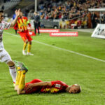 08.03.2016. Mecz 25. kolejki Ekstraklasy: Korona Kielce - Wisła Kraków. Bartłomiej Pawłowski / Wojciech Habdas / Radio Kielce